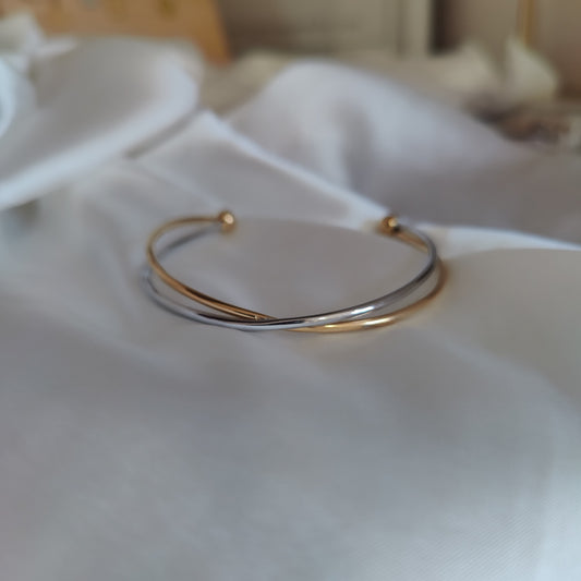 Brenda dualtone cuff bracelet